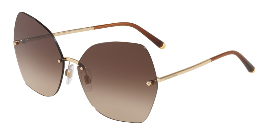 Shop Dolce & Gabbana 0DG2204 Brown Gradient | Eyes on Brickell