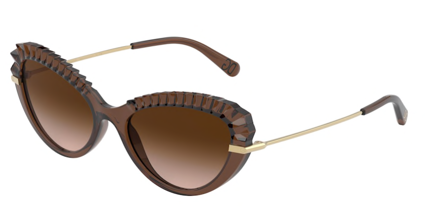 Eyes on Brickell: Dolce & Gabbana 0DG6133 Transparent Brown – Shop Now!