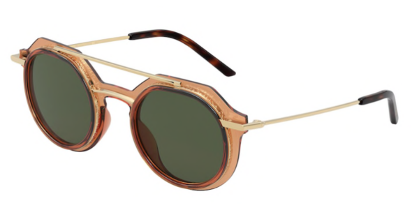 Eyes on Brickell: Dolce & Gabbana - 0DG6136 Transparent Amber/Gold